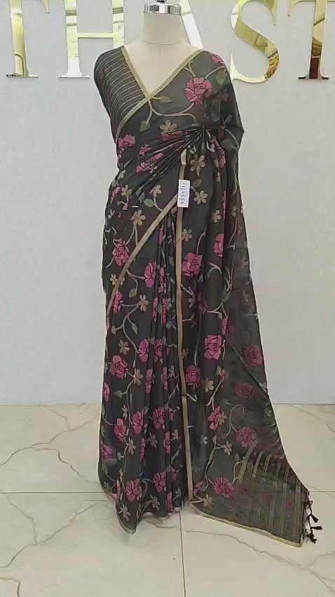 Jamdani cotton saree