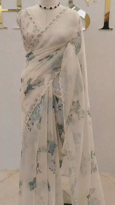Organza Saree