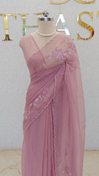 CRUSH ORGANZA SAREE