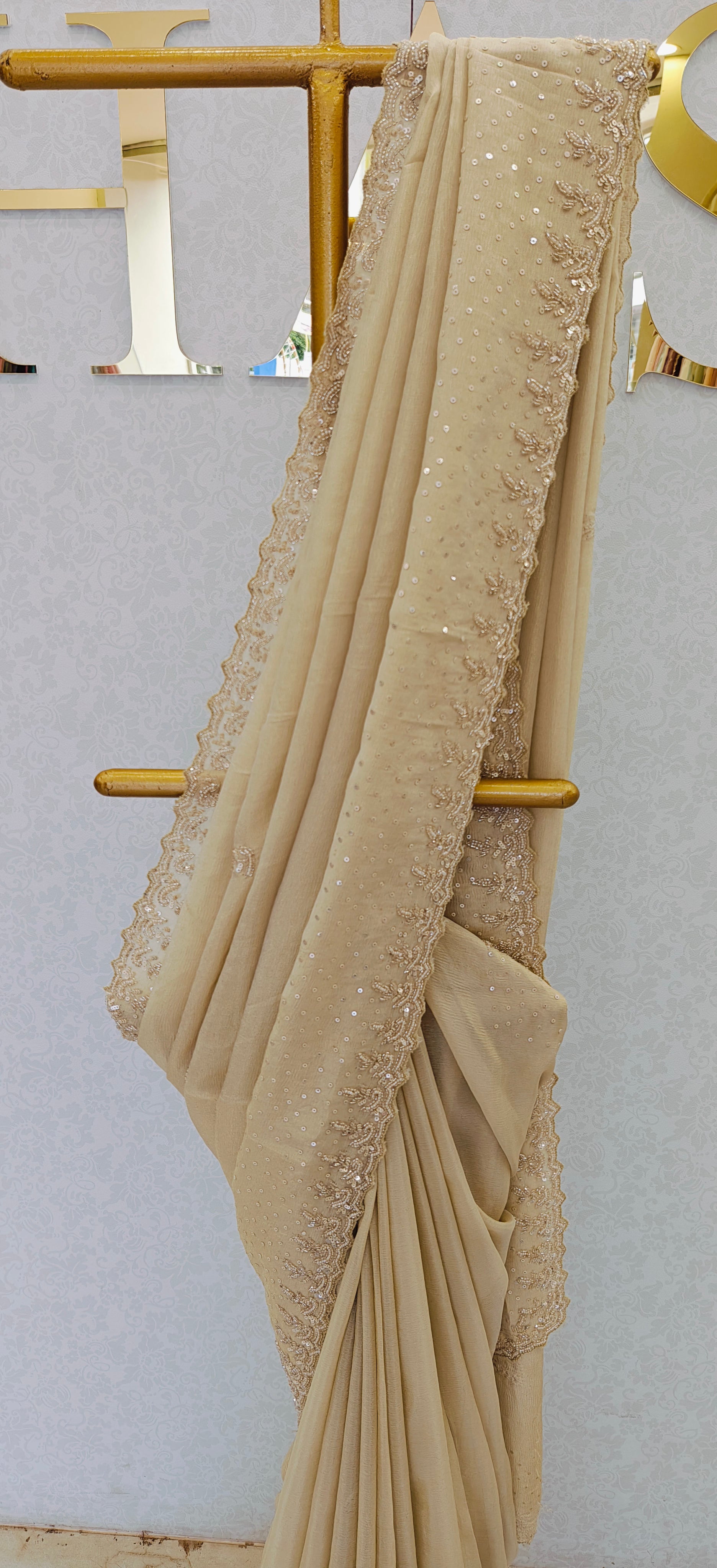 CRUSH ORGANZA SAREE