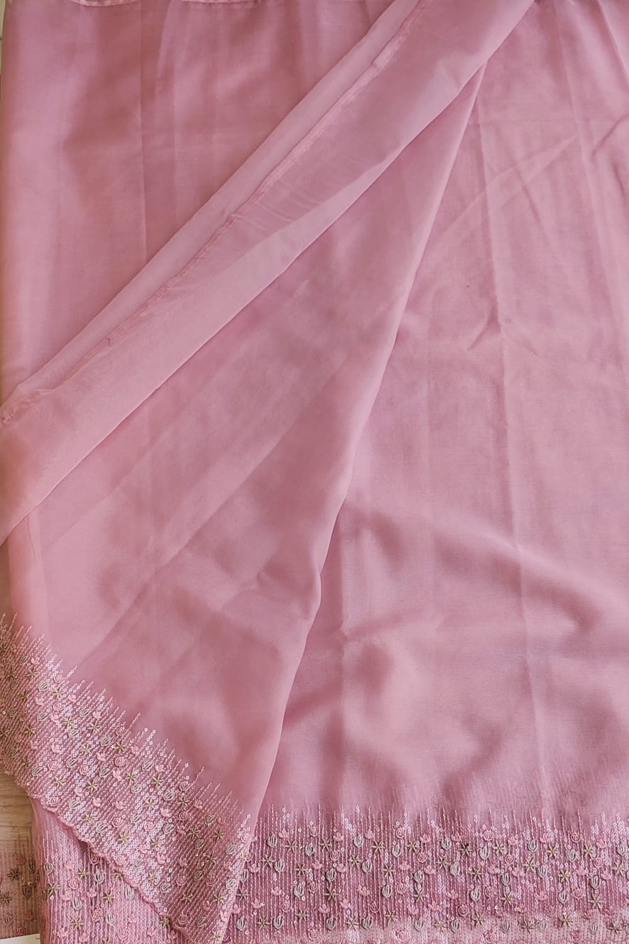 Organza saree