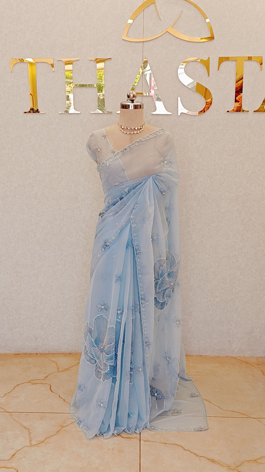 PURE ORGANZA SAREE