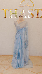 PURE ORGANZA SAREE