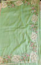 Organza saree