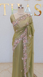 FLOWY ORGANZA SAREE