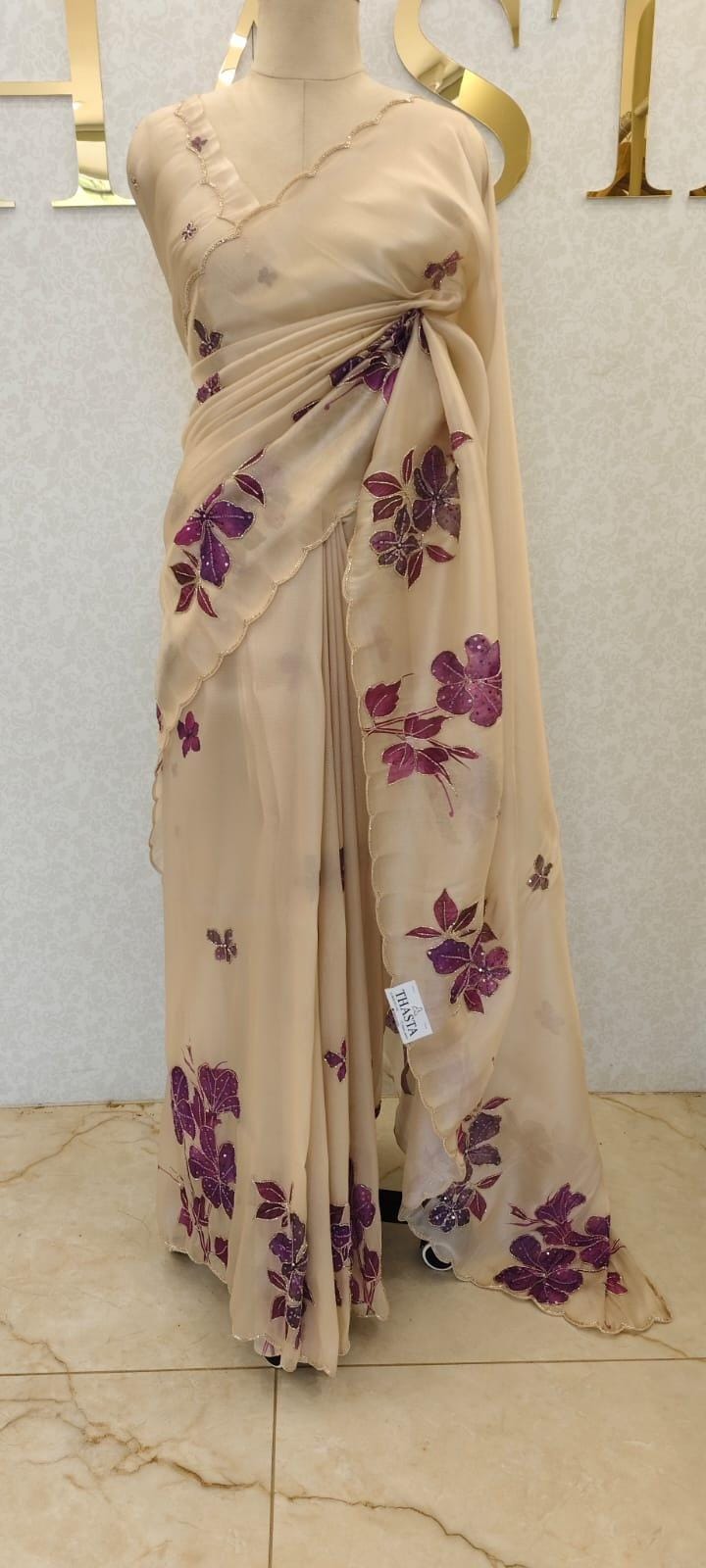 Chanderi Tissue Saree