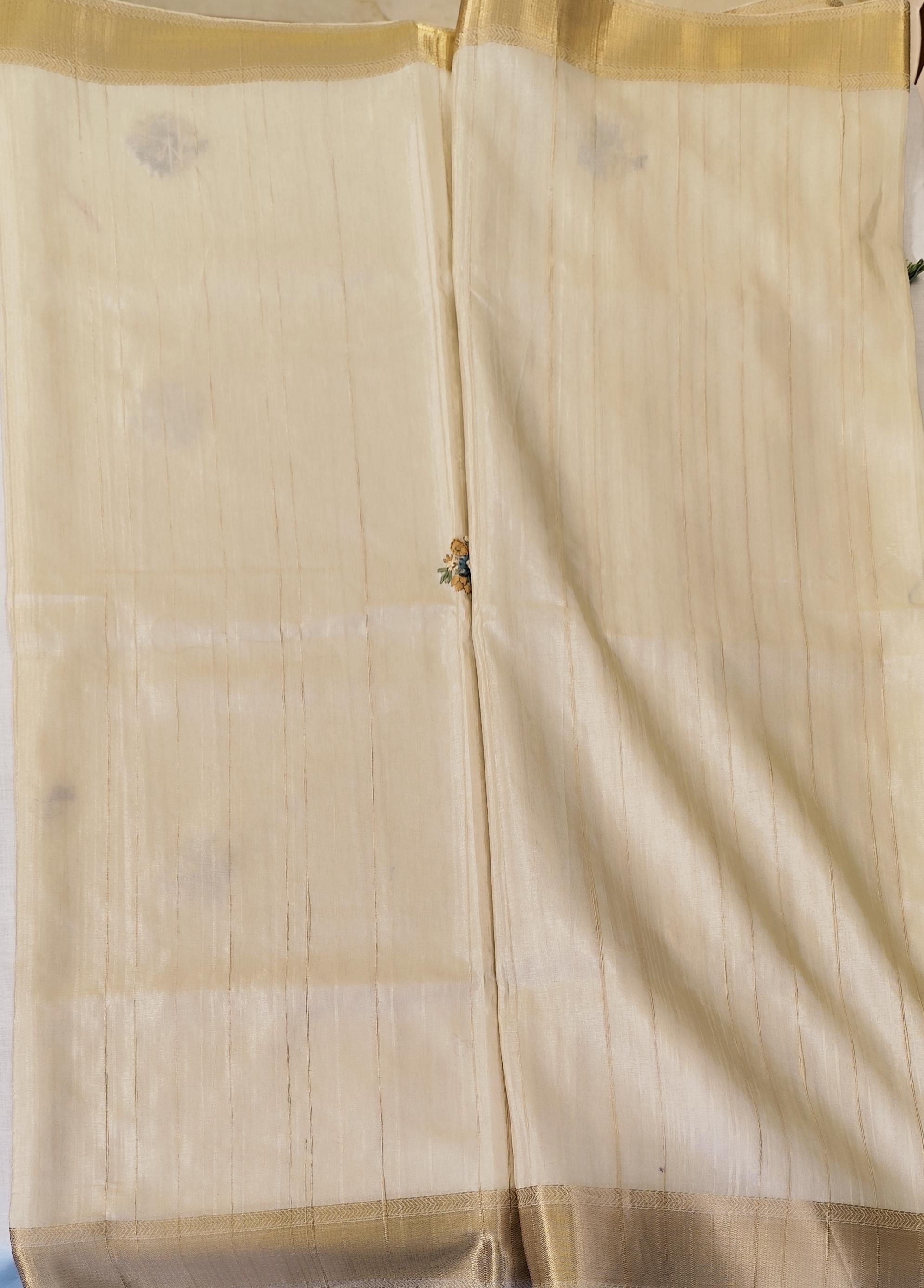 Semi tussar saree