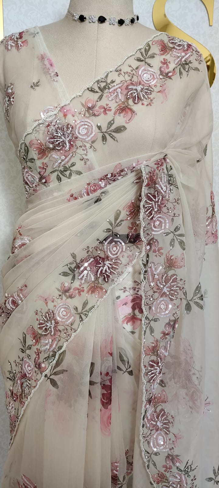 Pure Organza Saree
