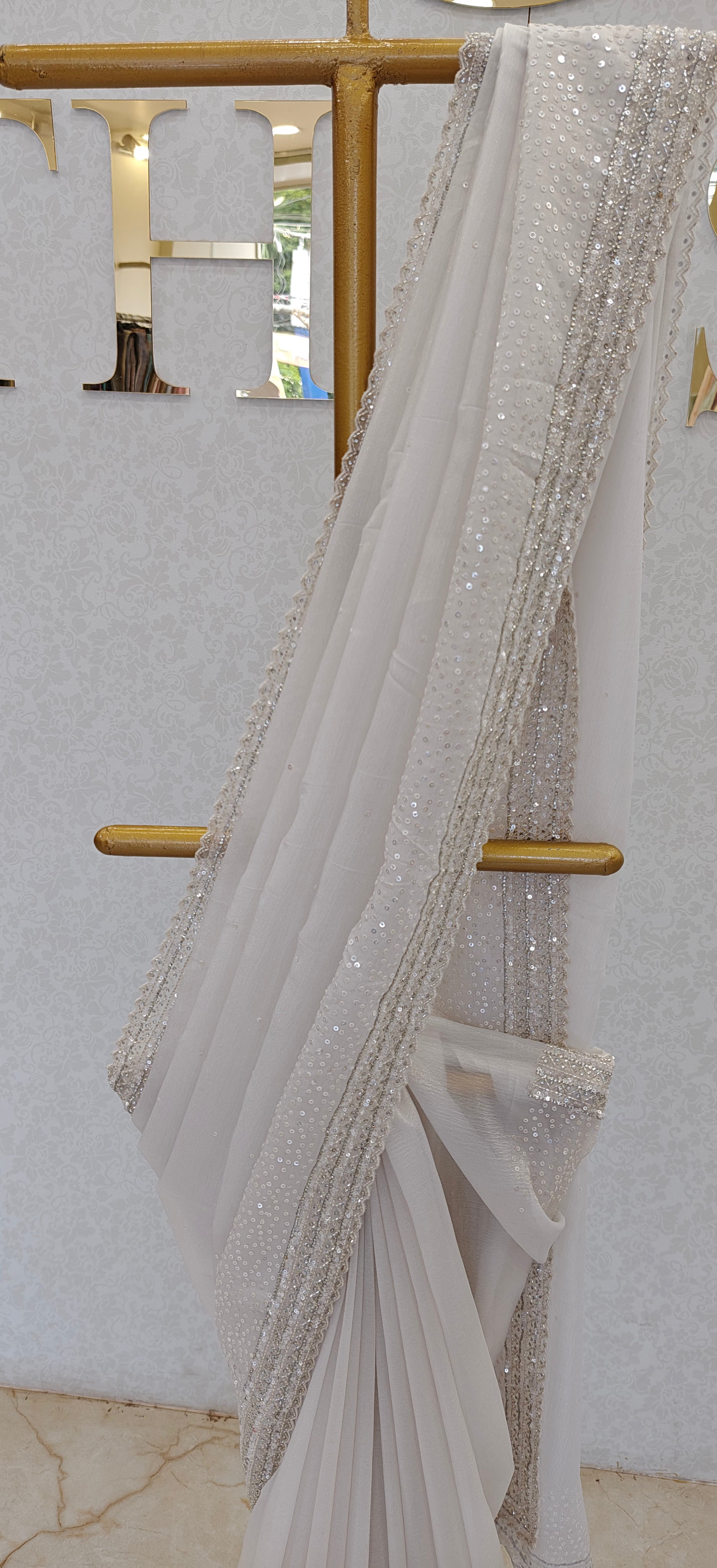 CRUSH ORGANZA SAREE