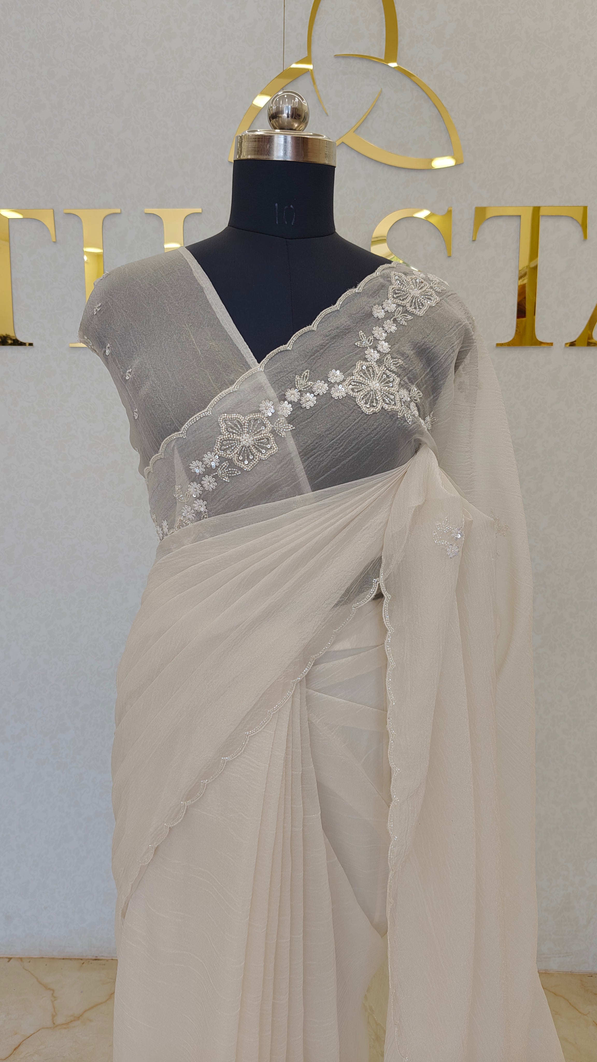 Crush Organza Saree