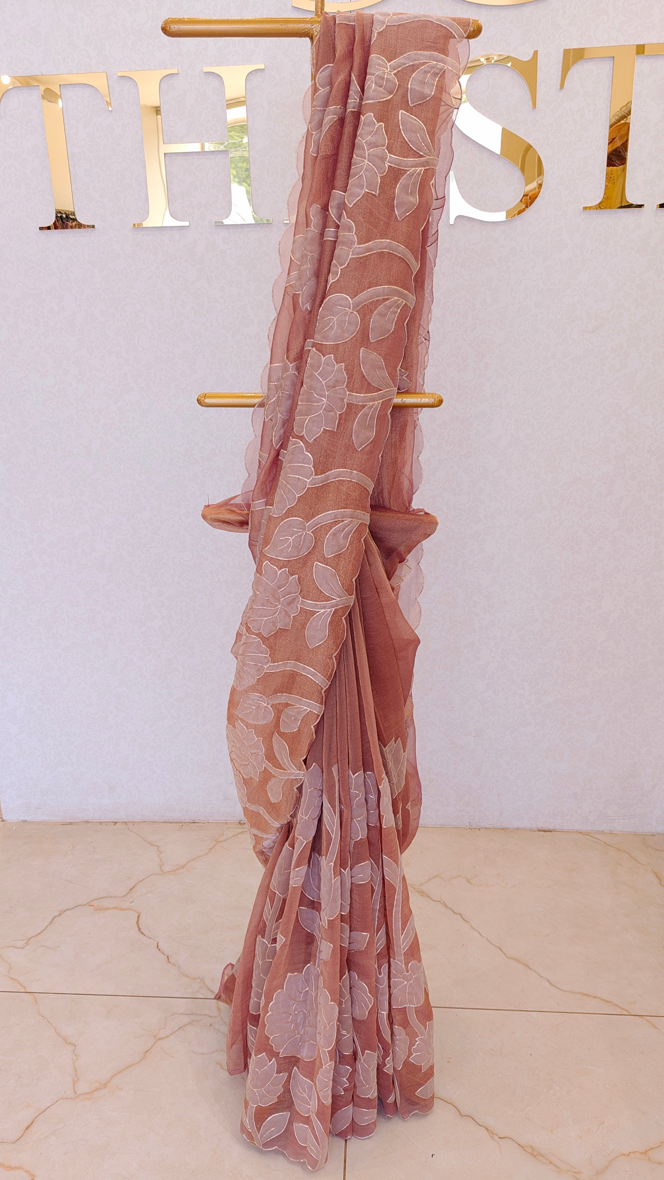 TISSUE ORGANZA SAREE
