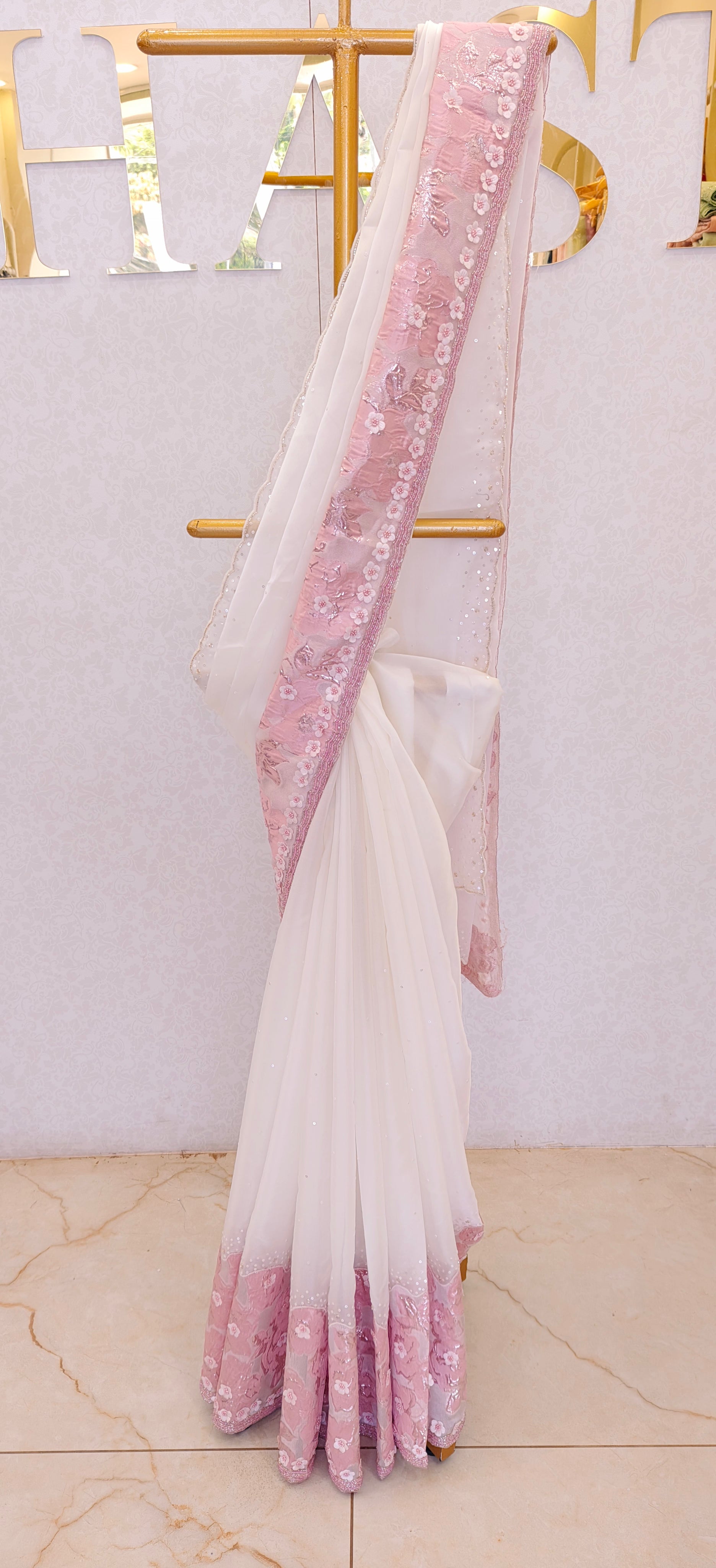 PURE TURKISH ORGANZA SAREE