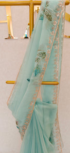 GLASS ORGANZA SAREE