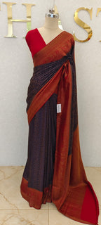 Mysore crepe silk saree