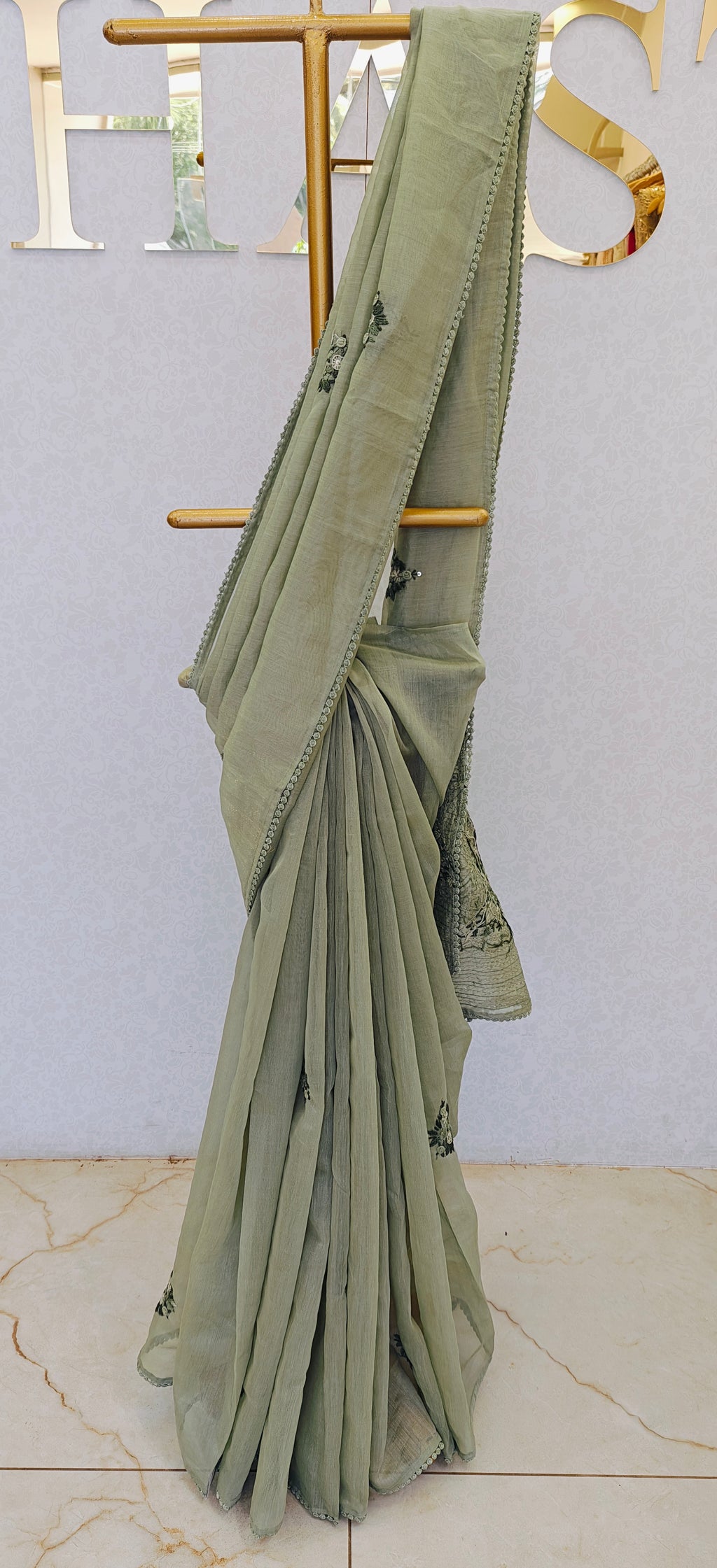 CHANDERI TISSUE SAREE