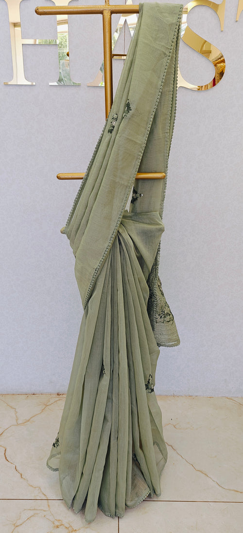 CHANDERI TISSUE SAREE