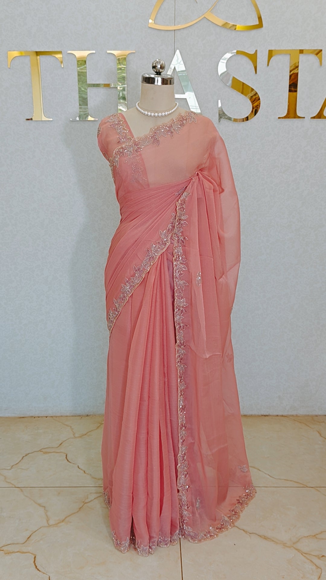 CRUSH ORGANZA SAREE