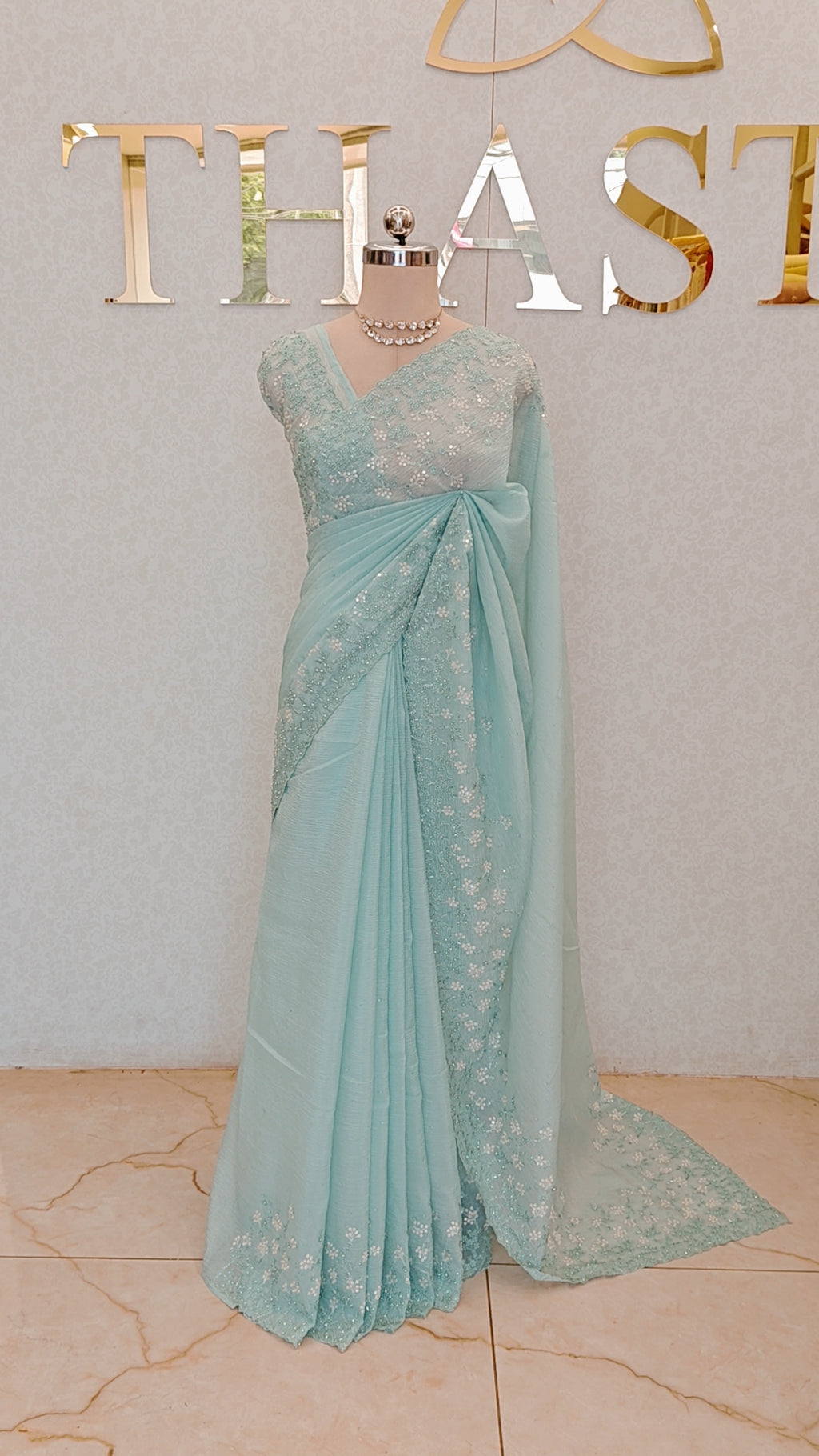 CRUSH ORGANZA SAREE