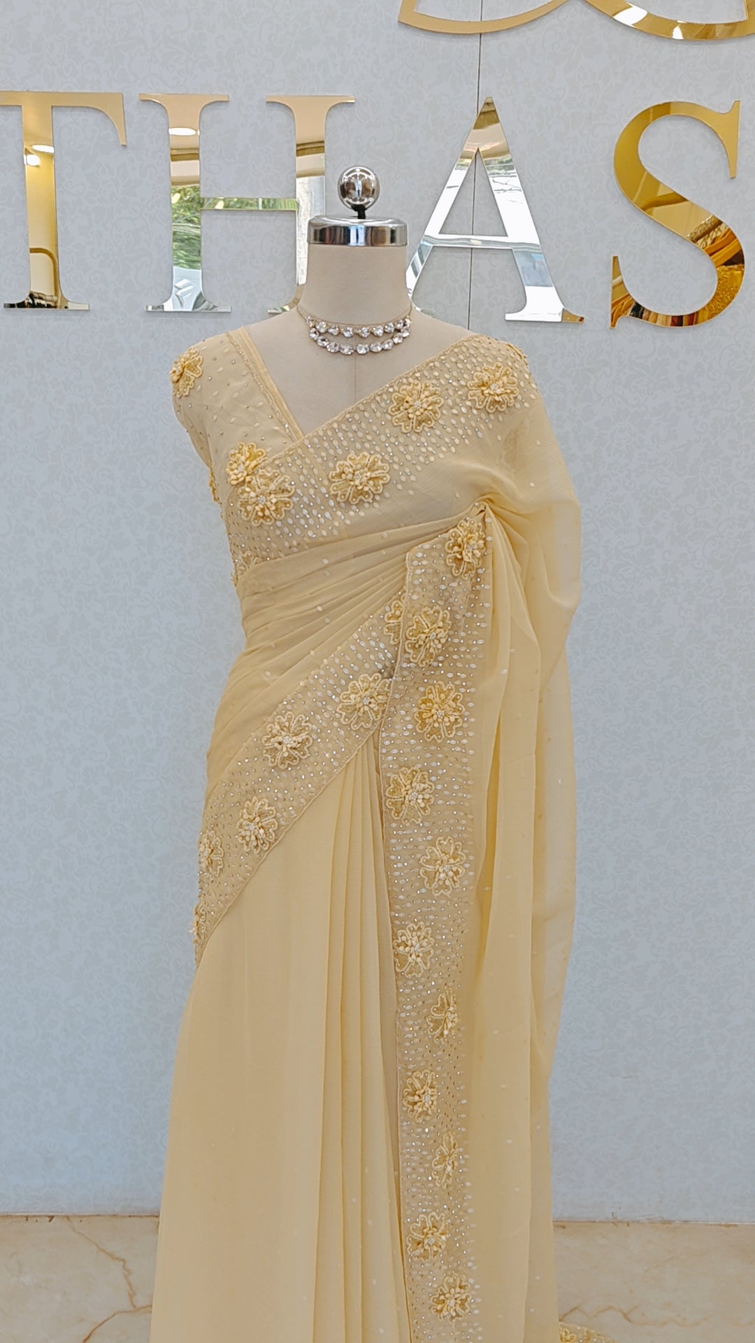 CRUSH ORGANZA SAREE