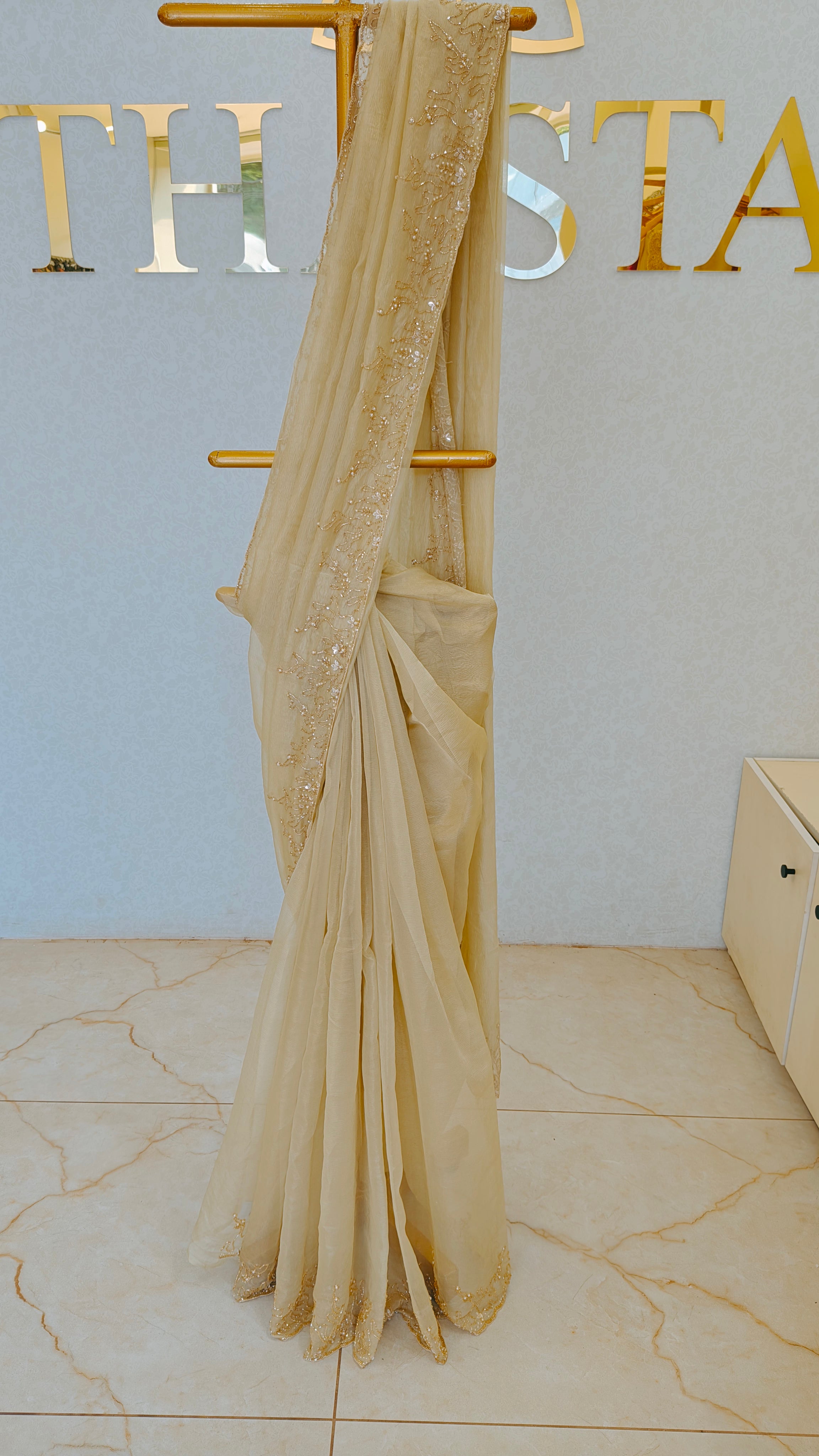 CRUSH ORGANZA SAREE