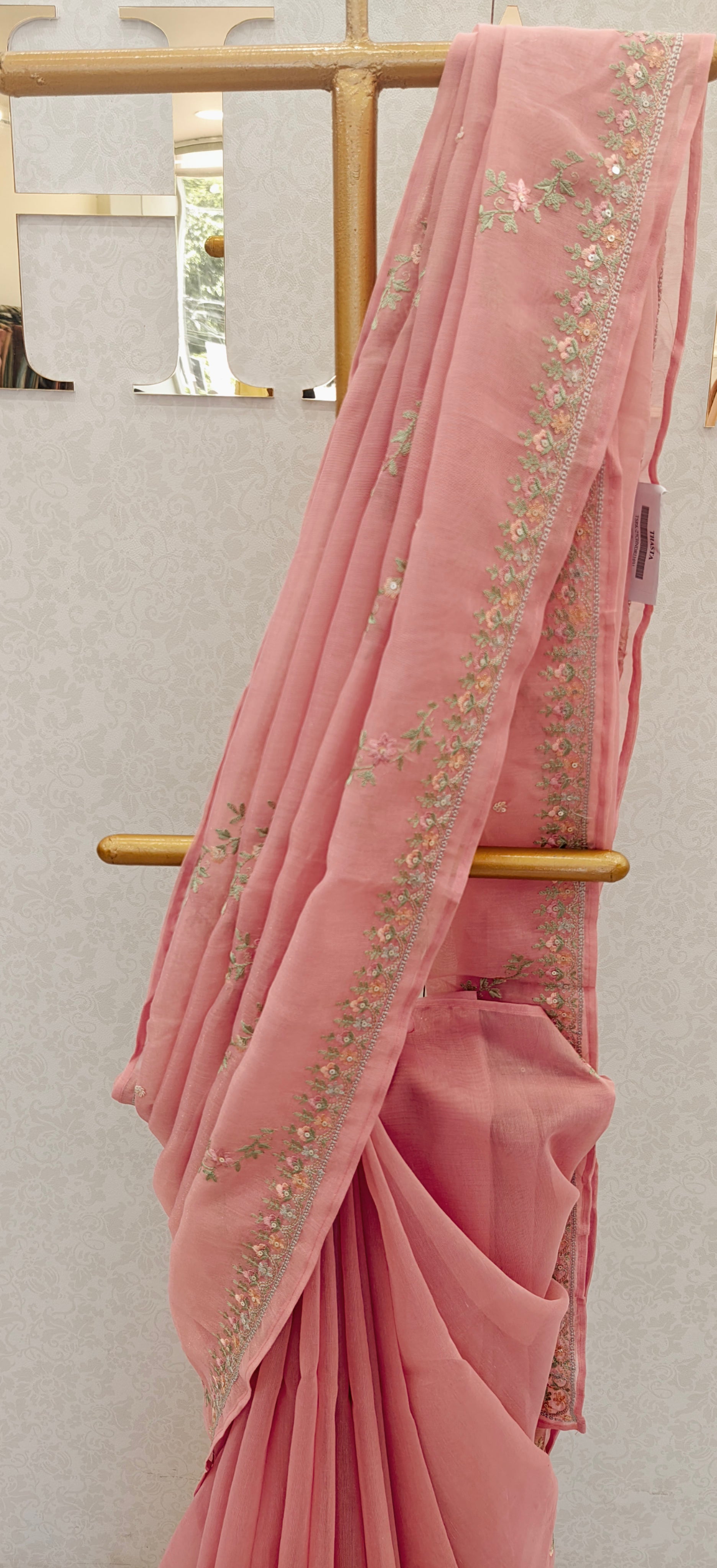 CHANDERI TISSUE SAREE