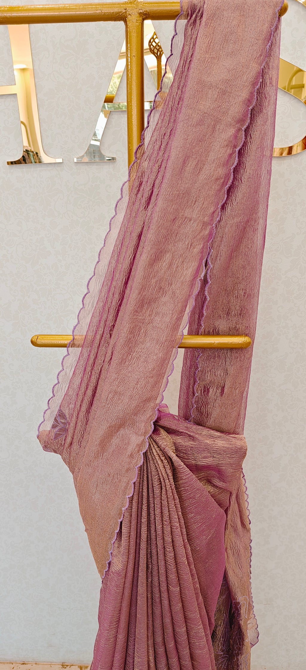CRUSH ORGANZA SAREE
