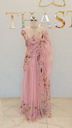 FLOWY ORGANZA SAREE
