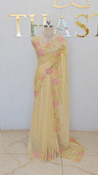 FLOWY ORGANZA SAREE