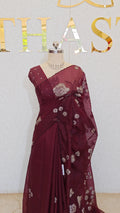 PURE ORGANZA SAREE