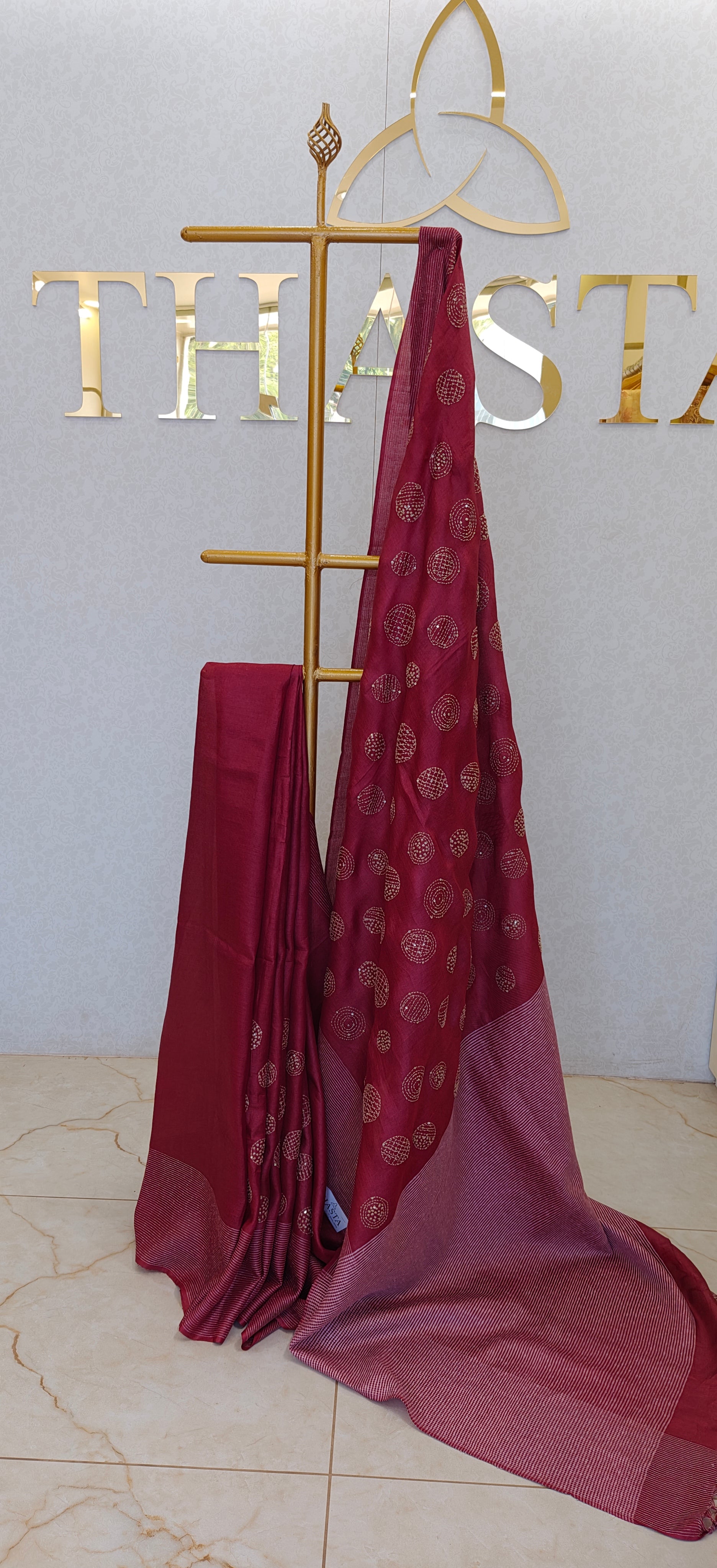 PURE TUSSAR SAREE