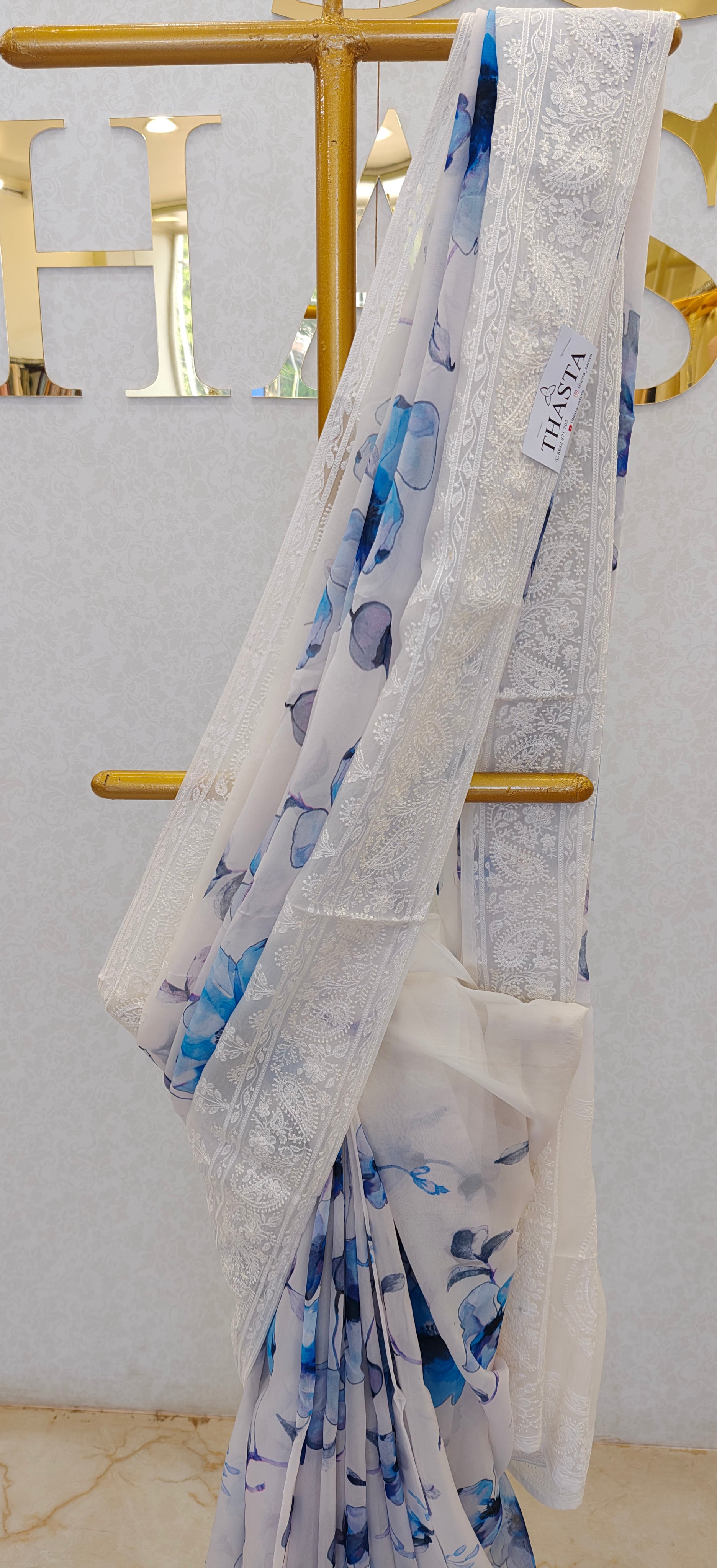 PURE ORGANZA SAREE