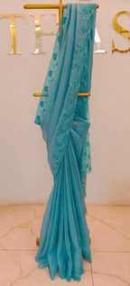 CRUSH ORGANZA SAREE