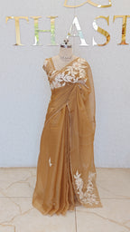 CRUSH ORGANZA SAREE