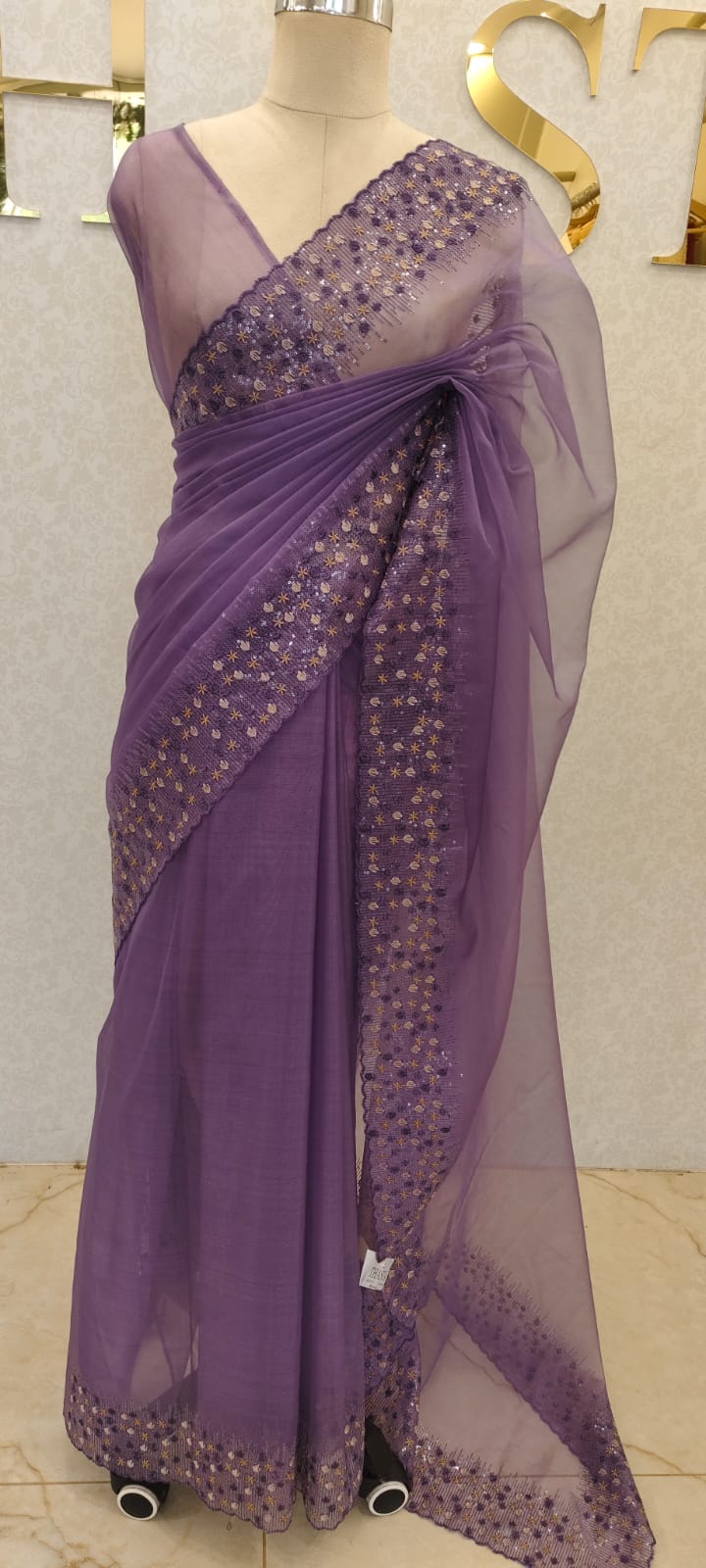 Organza saree