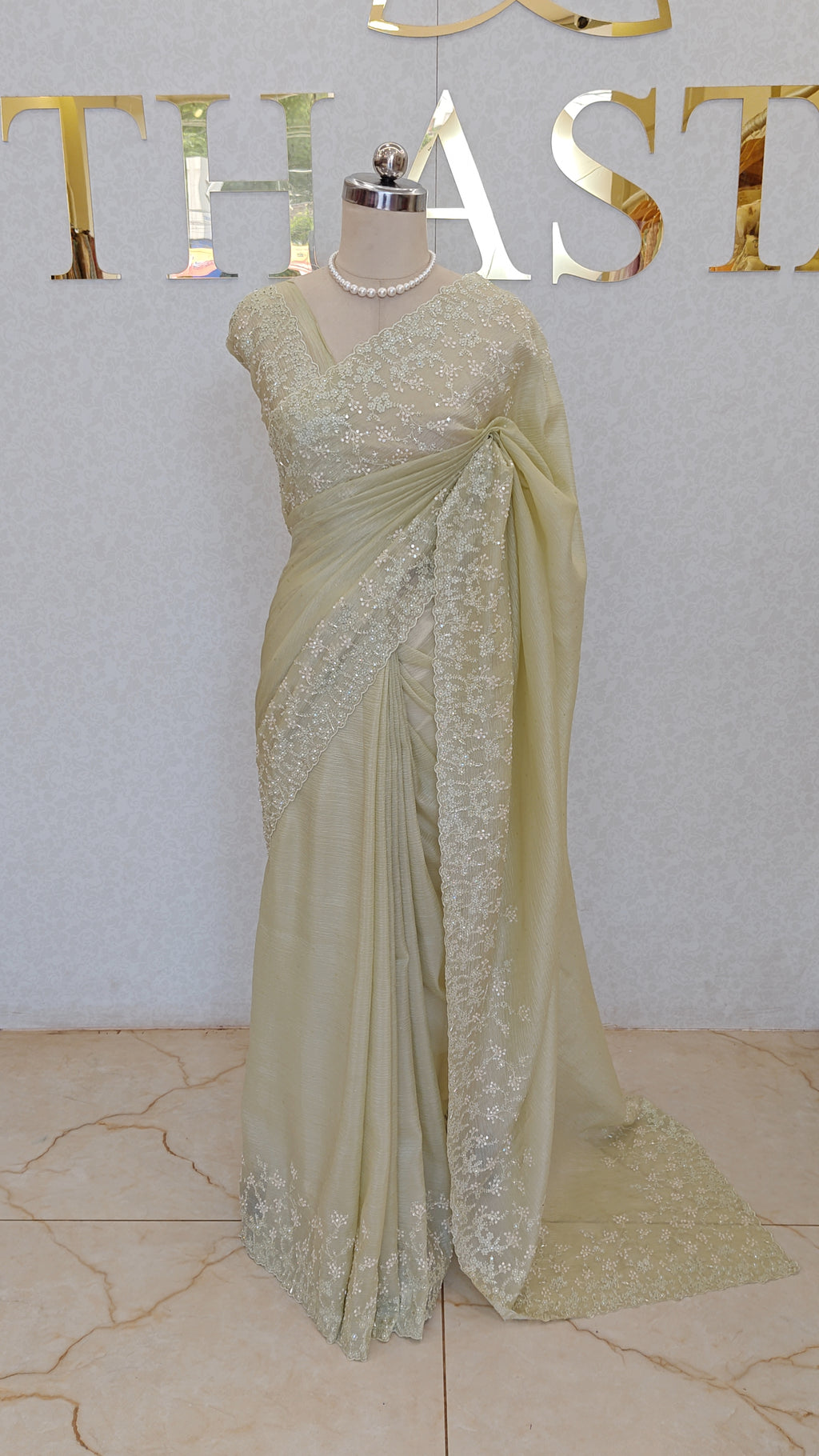 CRUSH ORGANZA SAREE