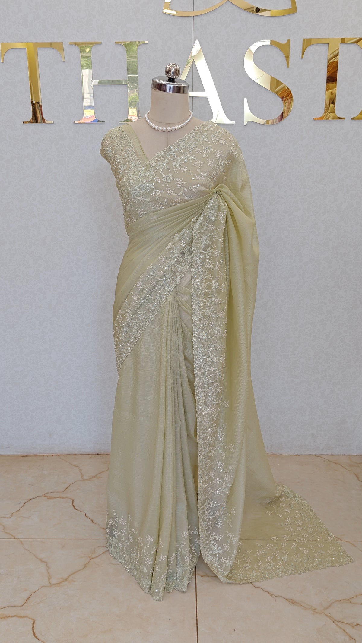 CRUSH ORGANZA SAREE