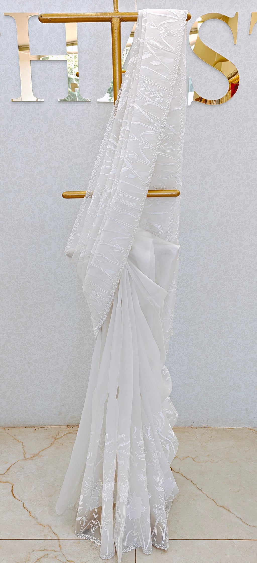 PURE ORGANZA SAREE