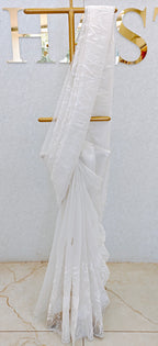 PURE ORGANZA SAREE