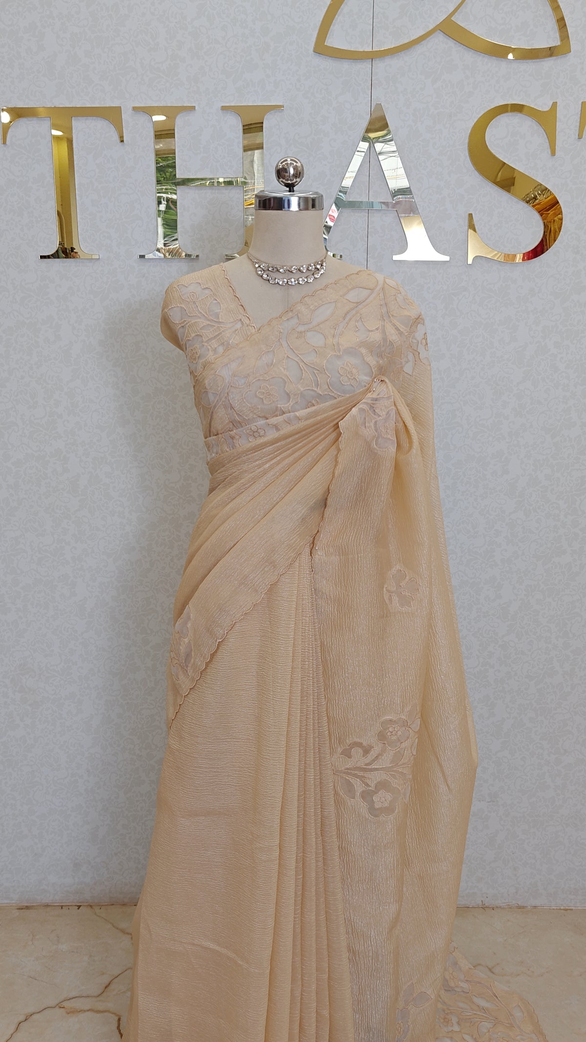 CRUSH ORGANZA SAREE