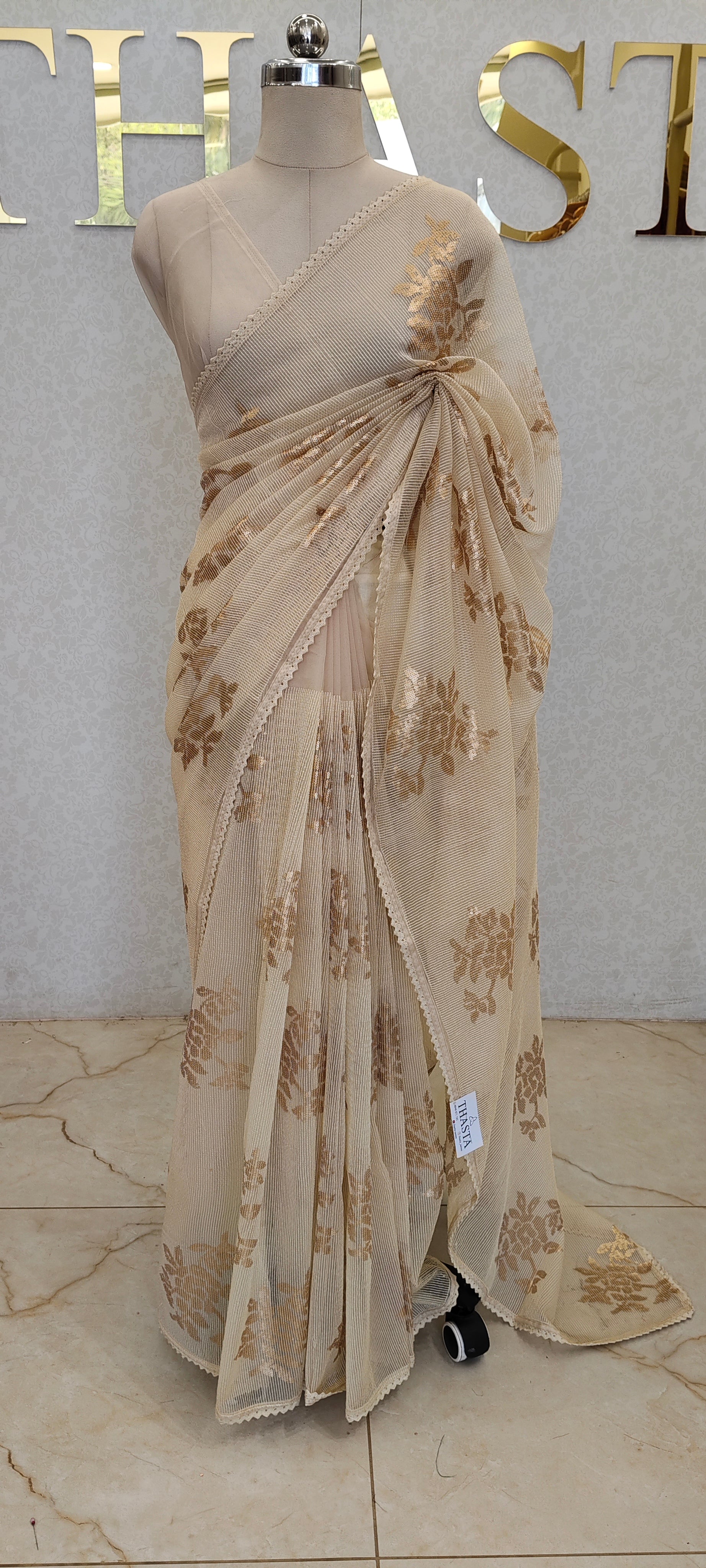 SEMI ORGANZA SAREE