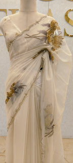 CRUSH ORGANZA SAREE