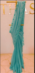 CRUSH ORGANZA SAREE
