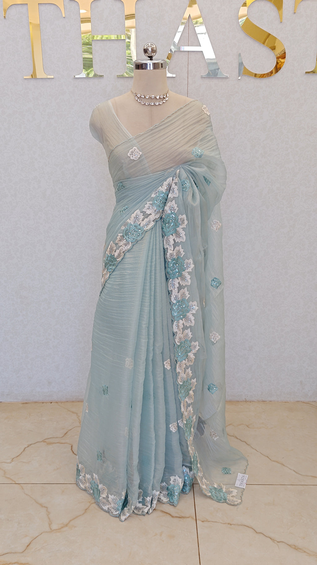 CRUSH ORGANZA SAREE