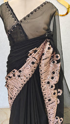 PURE ORGANZA SAREE