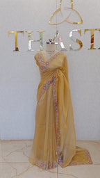 FLOWY ORGANZA SAREE