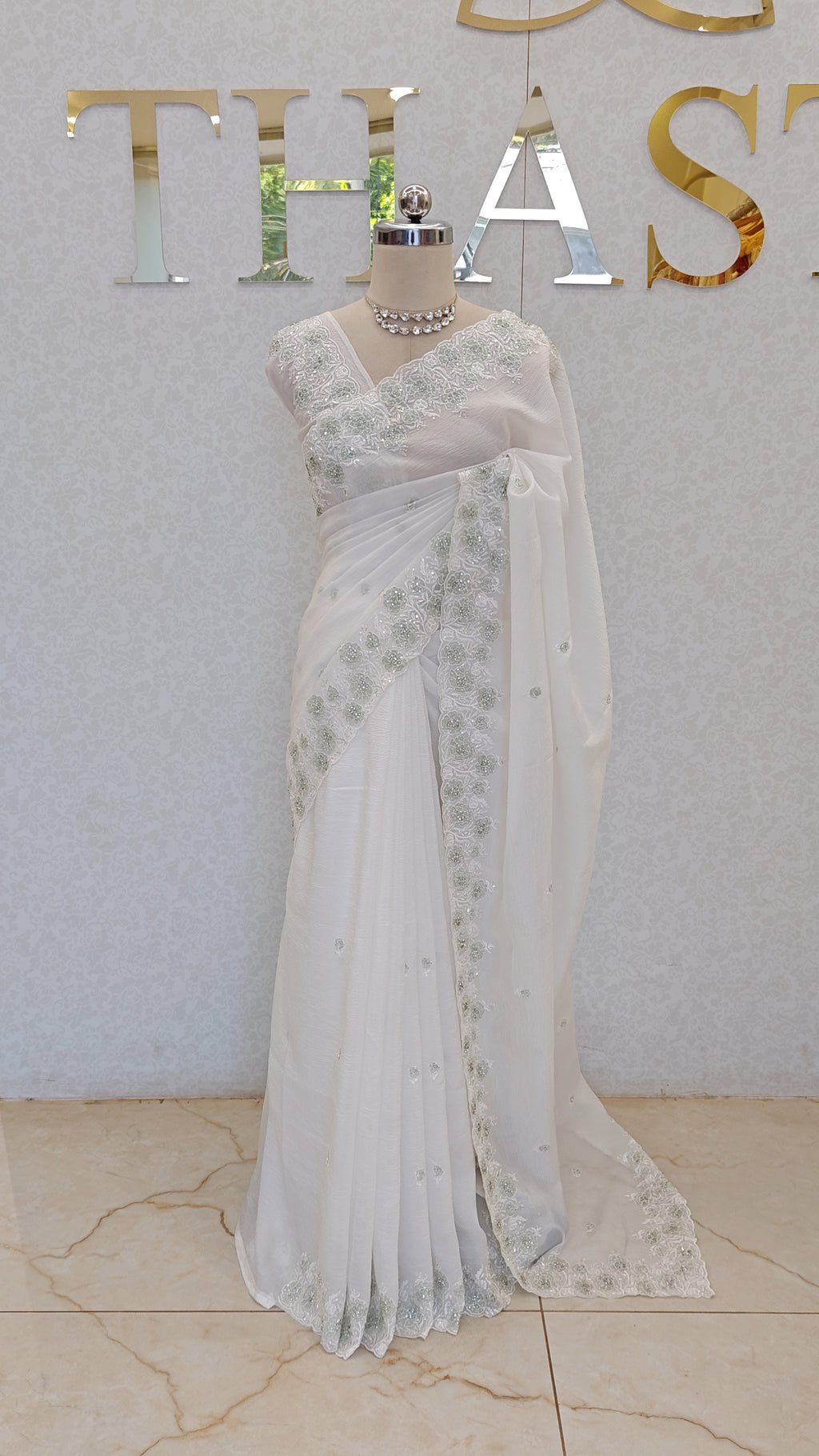 CRUSH ORGANZA SAREE