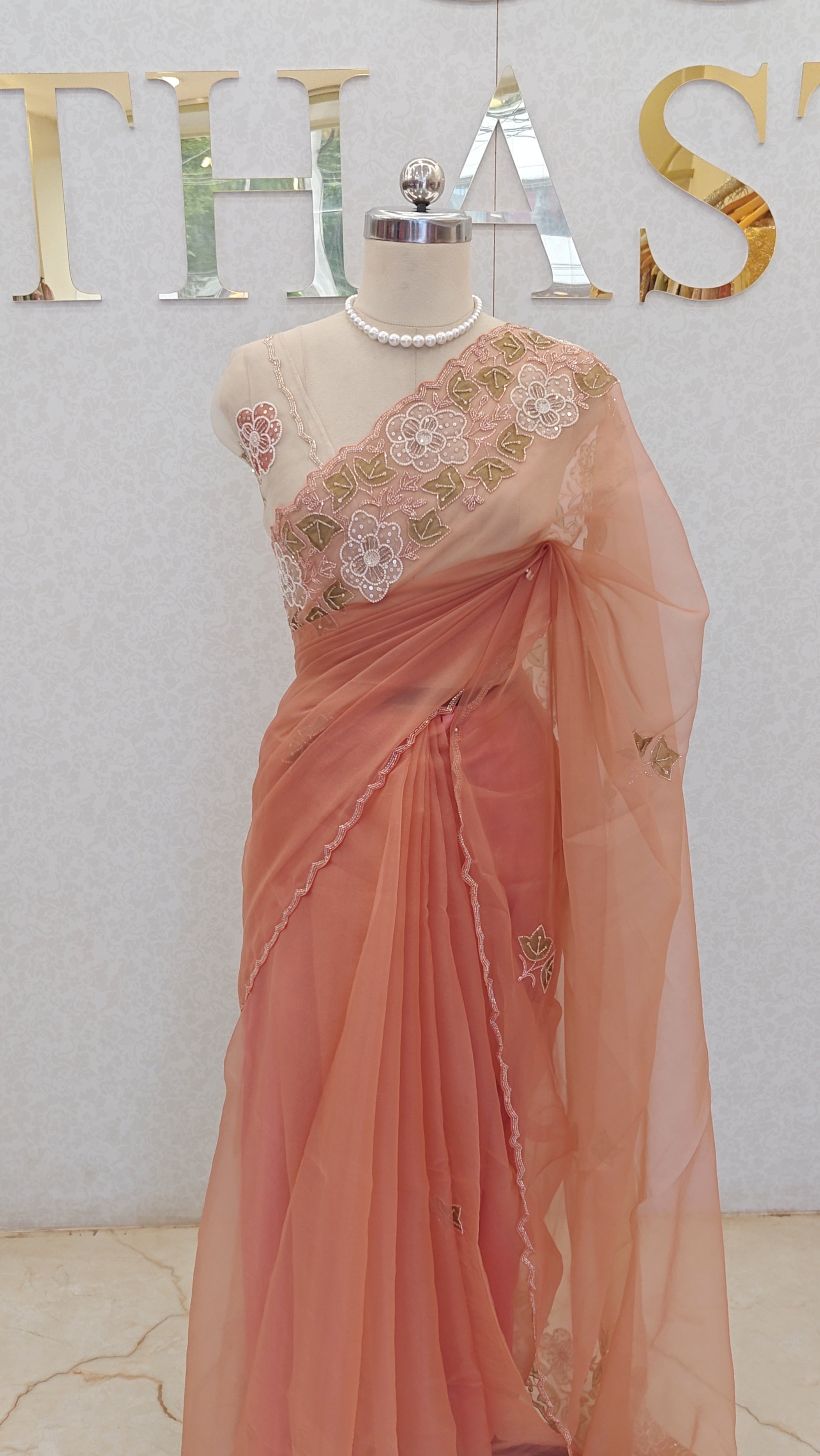 ORGANZA SAREE