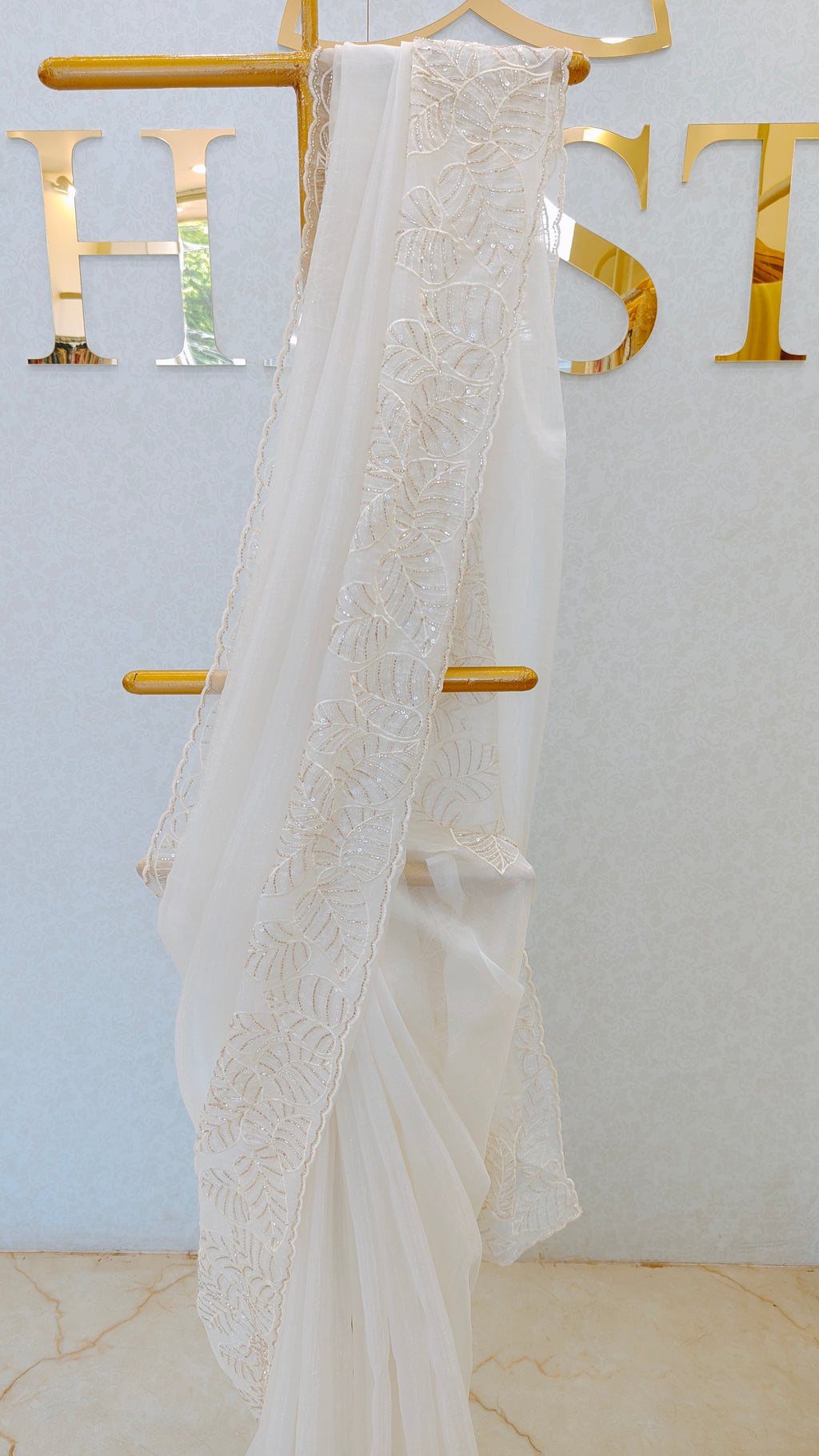 GLASS ORGANZA SAREE