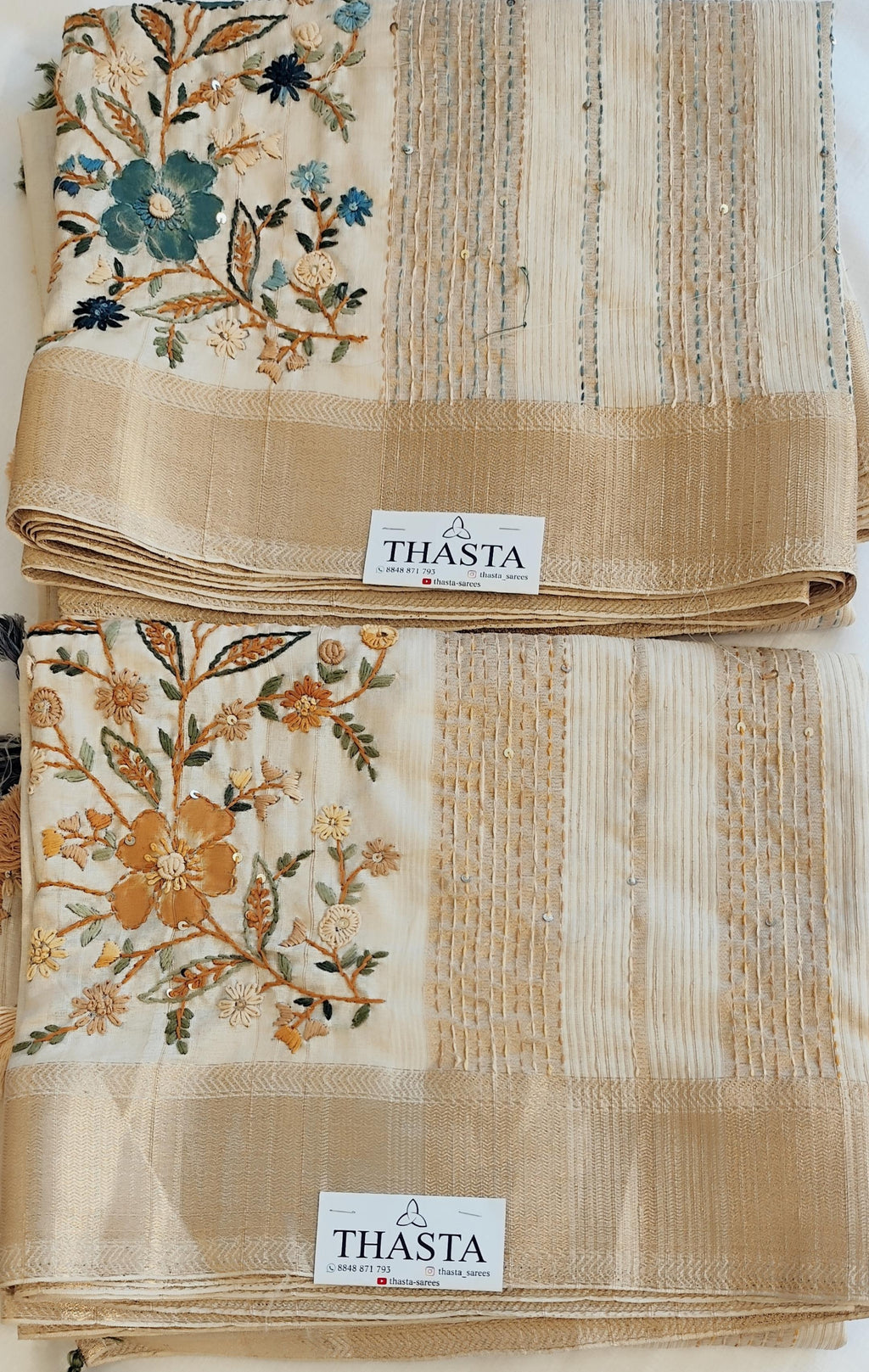 Semi tussar saree