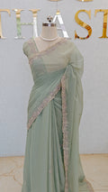 CRUSH ORGANZA SAREE